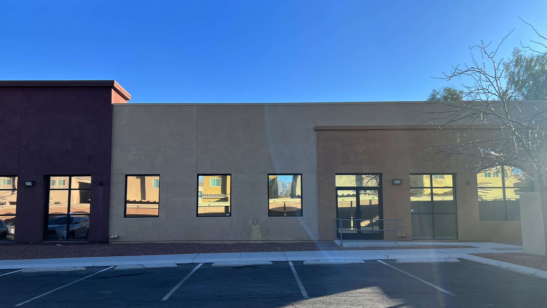 back of building